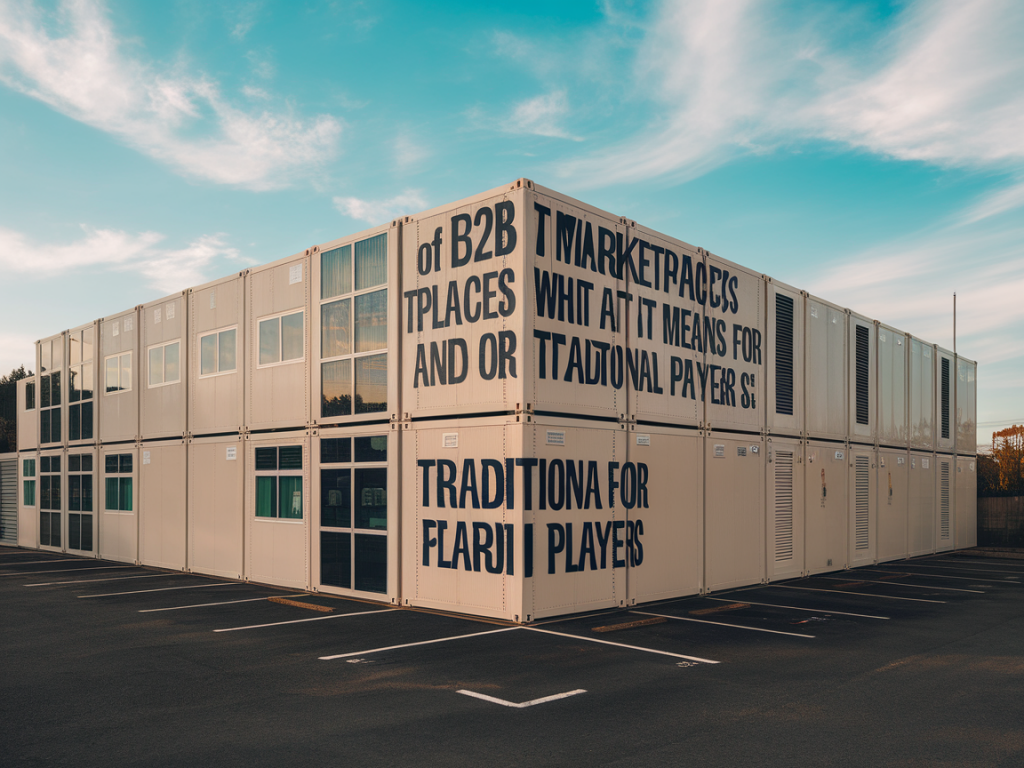 The rise of B2B marketplaces and what it means for traditional players