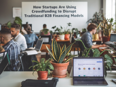 How startups are using crowdfunding to disrupt traditional b2b financing models