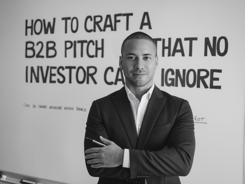 How to craft a B2B pitch that no investor can ignore