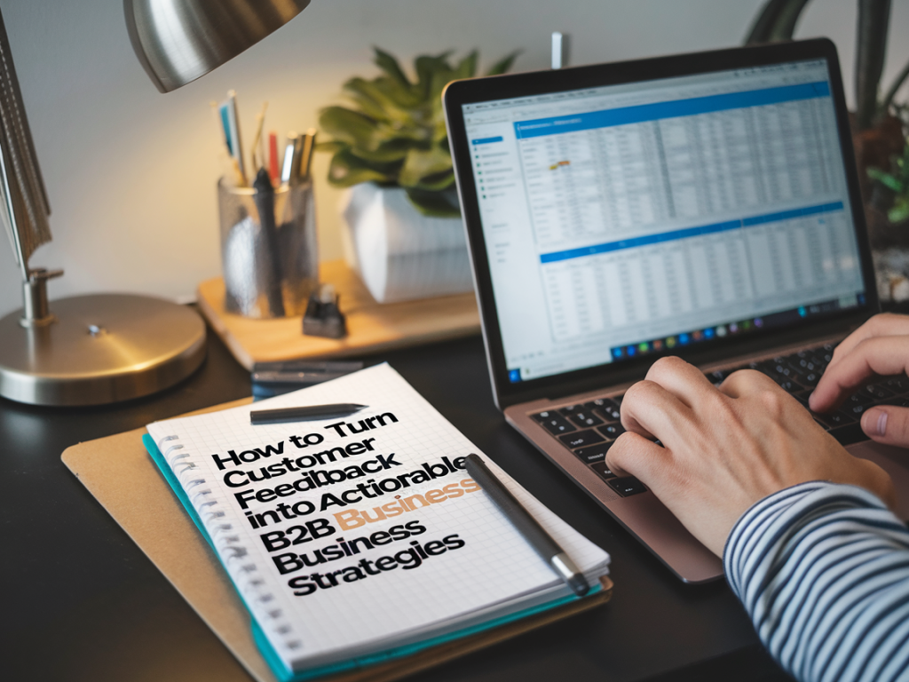 How to turn customer feedback into actionable B2B business strategies