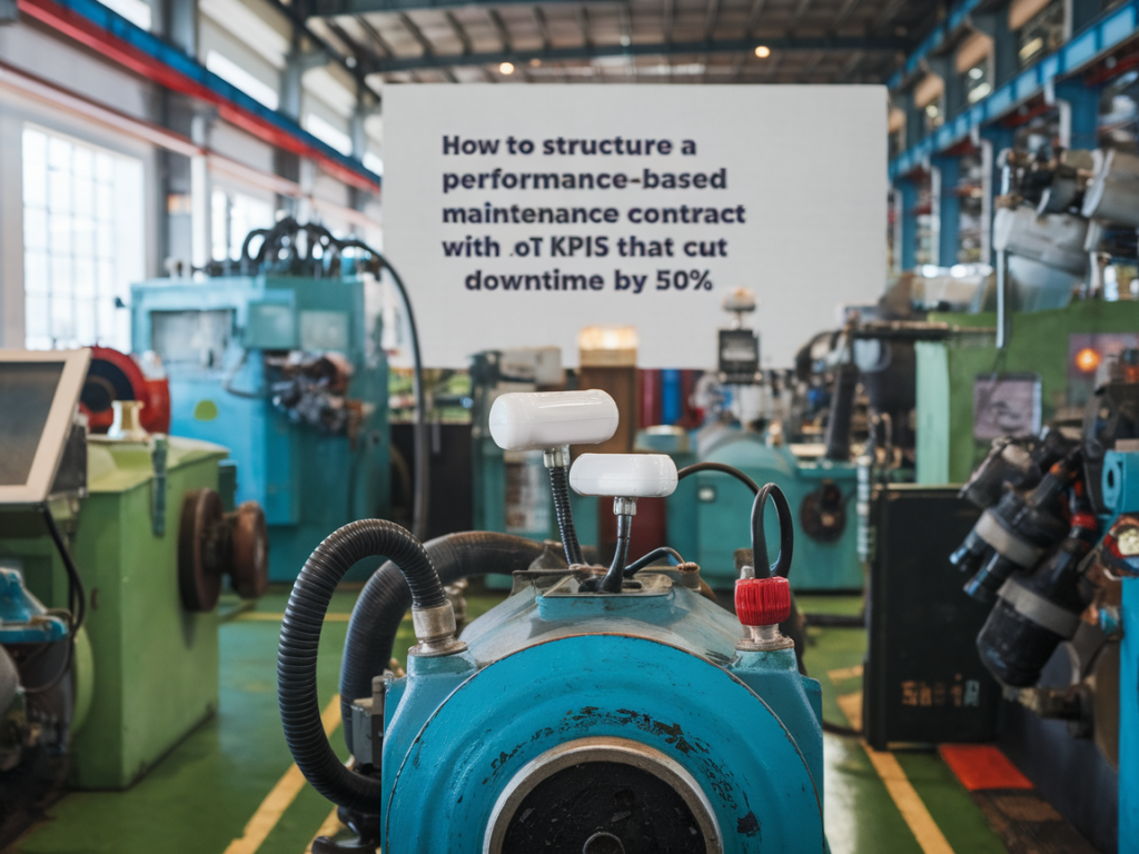 How to structure a performance-based maintenance contract with IoT KPIs that cut downtime by 50%