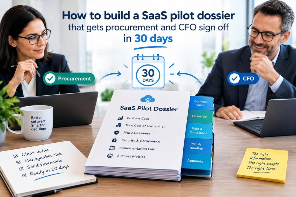 How to build a saas pilot dossier that gets procurement and cfo sign-off in 30 days